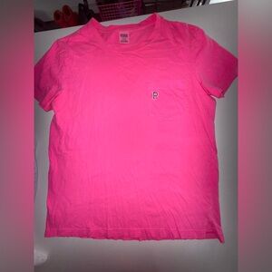 Neon Victoria’s Secret PINK campus T-shirt size medium
